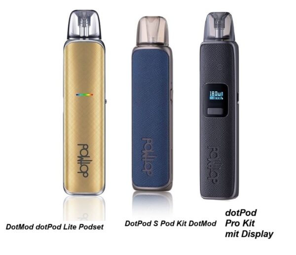 DotPod Lite Pod Kit / S Pod Kit DotMod / dotPod Pro Kit – Bild 2