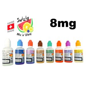 SWIZIG Mix ’n‘ Vape Longfills - 50ml Liquid mit 8mg/ml Nikotin (0.8%) SWISSMADE