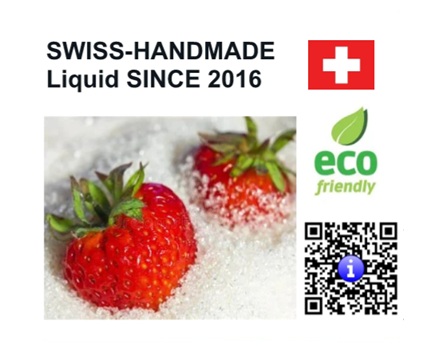 E-Liquid SWIZIG since 2016 Erdbeer-Schümli 50ml Shortfill